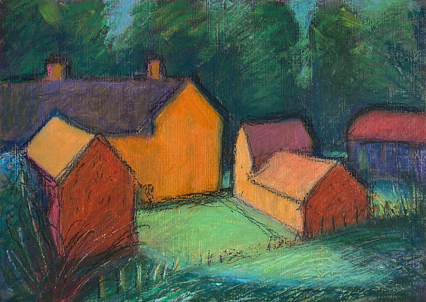 Cantlop Mill from The Hill