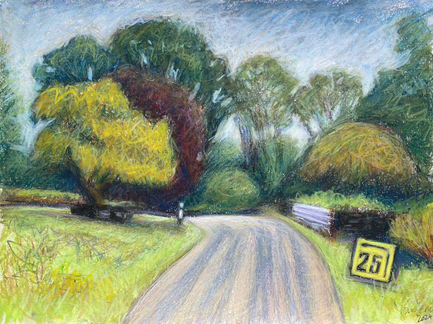 Greetings Card - Hall, Loton Park Hillclimb