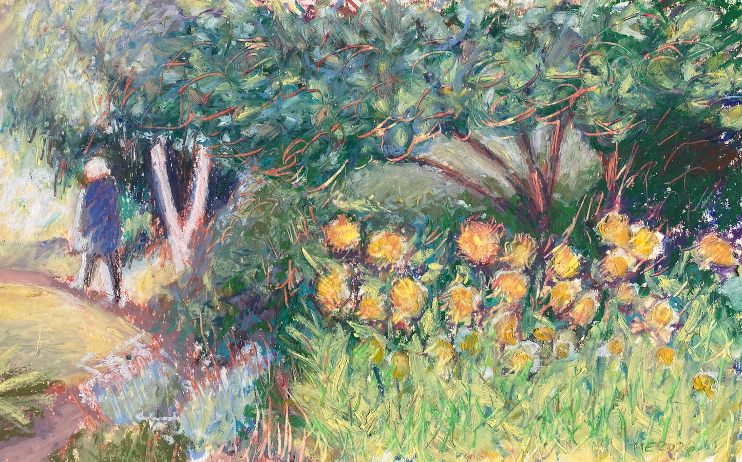 The Path to the Studio - sketch