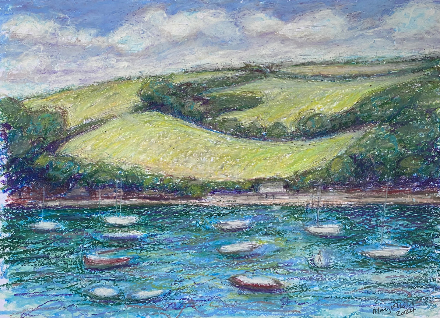 The Roseland Peninsula and the Percuil River from St Mawes