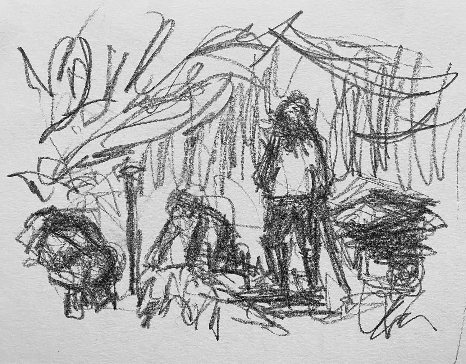 A workshop with Mary Elliott in the garden at Wildegoose Nursery