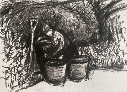 Sue and two trugs