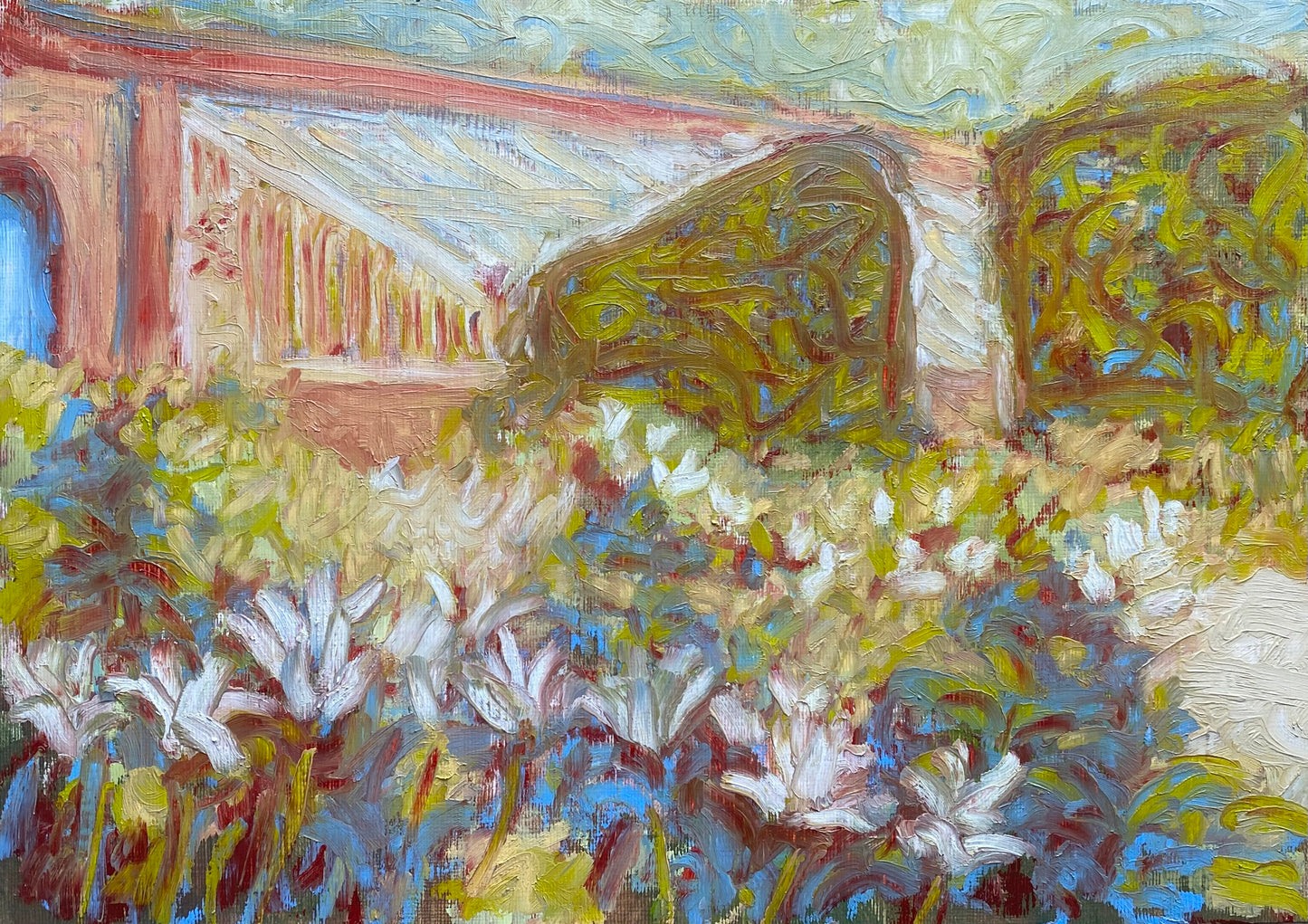 Lillies and Glasshouse
