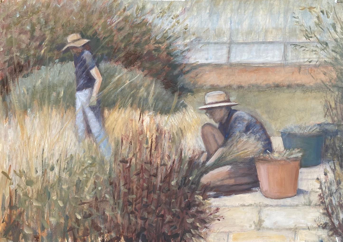 Rob and Sarah, the Glasshouse Garden, Wildegoose Nursery